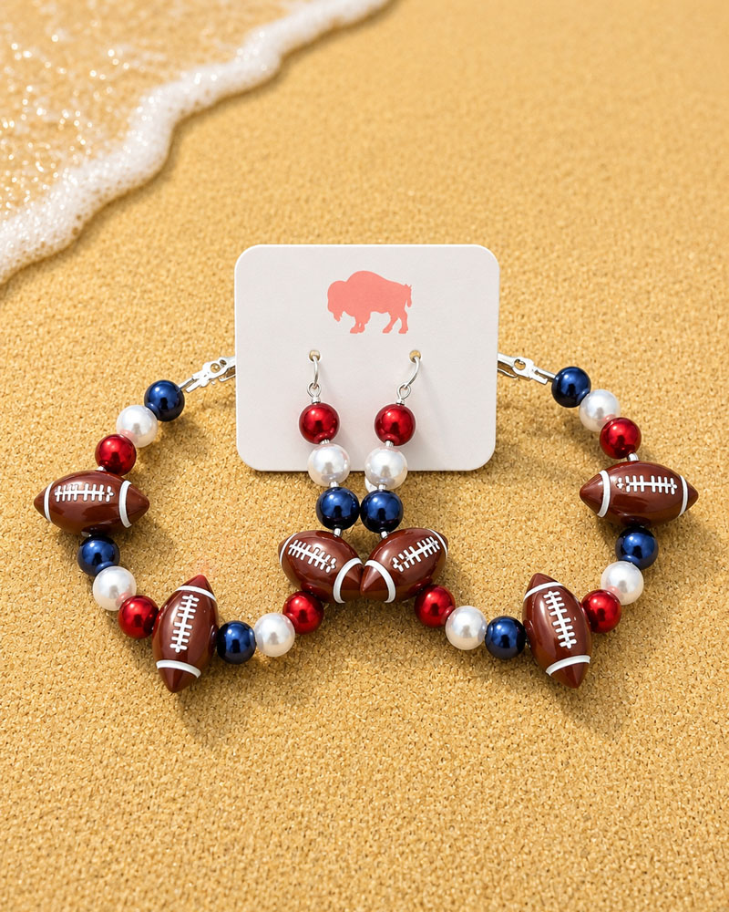 Red Buffalo Bling large hoop earrings style